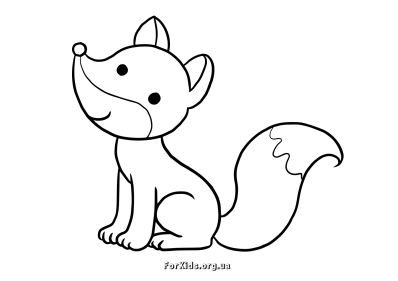 Розмальовки лисиць | Безкоштовні розмальовки для дітей у PDF